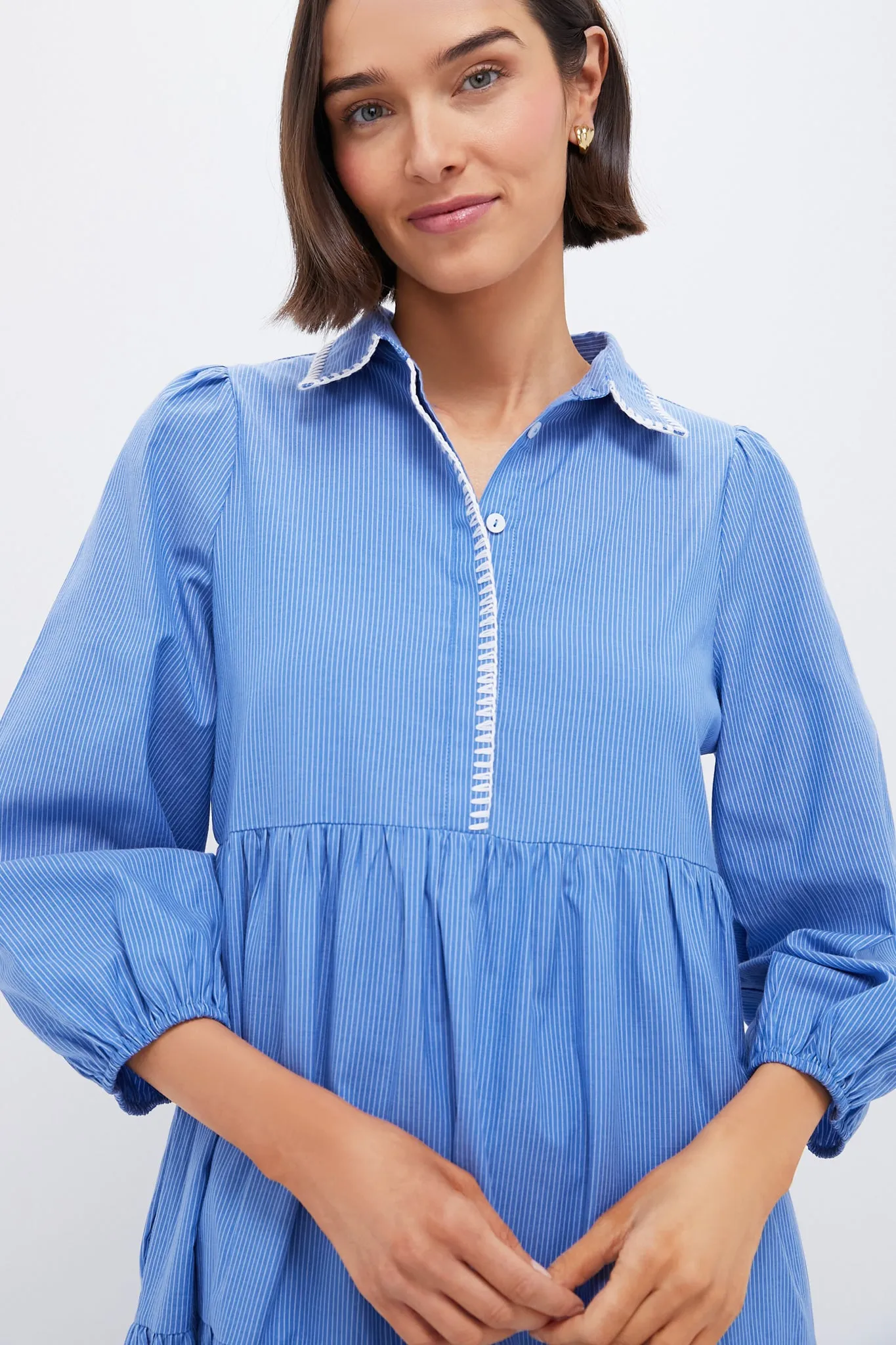 Whipstitch Blue Stripe Mabel Maxi Dress sold by Tuckernuck product image thumbnail 2