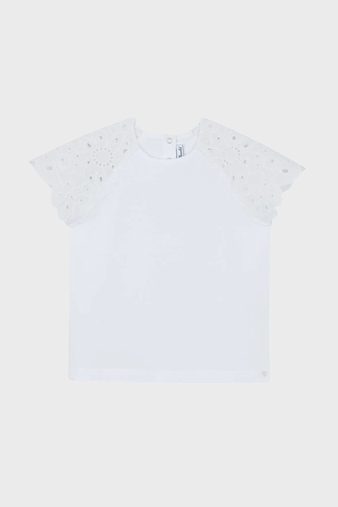 White Eyelet Sleeve Blouse sold by Tuckernuck