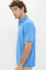Blue Poppy Crown Comfort Ross Stripe Polo sold by Tuckernuck