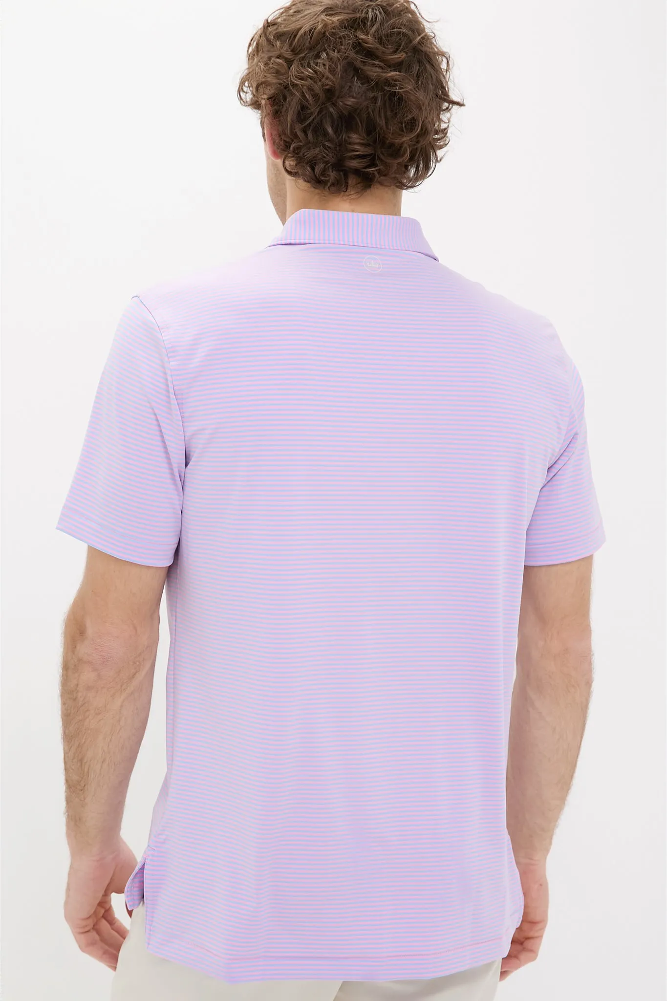 Pink Vale Hales Performance Jersey Polo sold by Tuckernuck product image thumbnail 4
