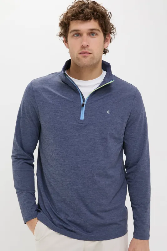 Mood Indigo Featherweight Performance Pullover sold by Tuckernuck