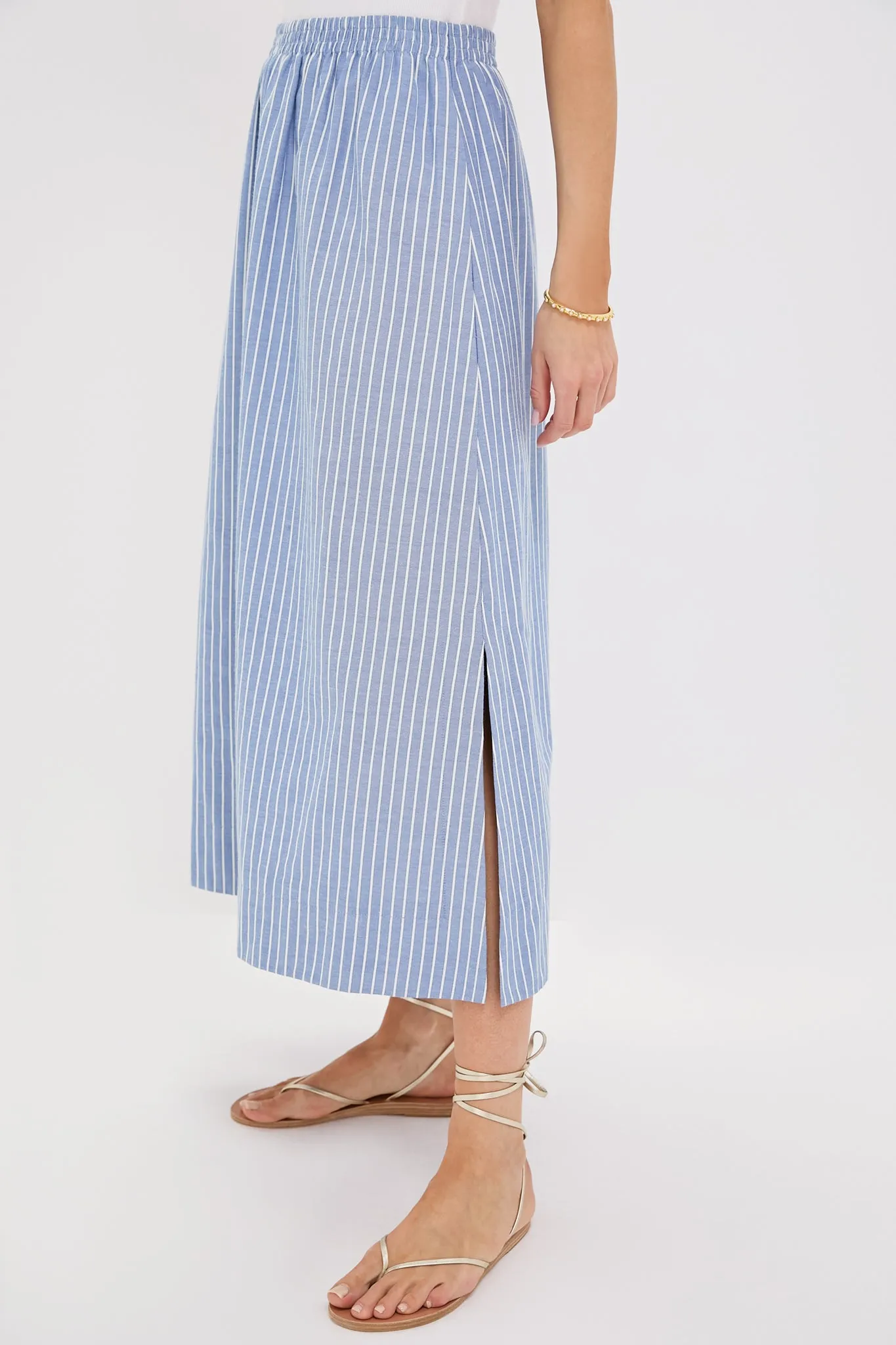 Blue Stripe Athena Skirt sold by Tuckernuck product image thumbnail 3