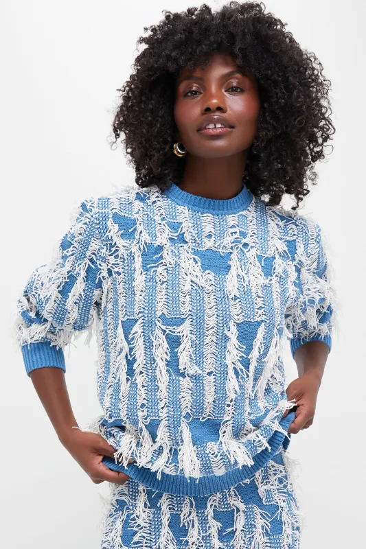 Bluette Eliana Pullover sold by Tuckernuck