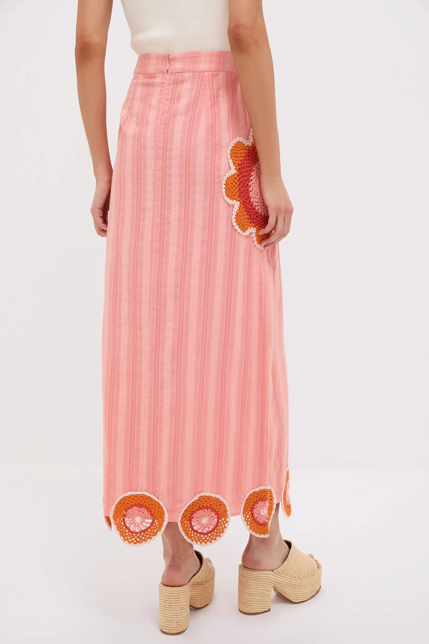 Coral Crochet Wells Skirt sold by Tuckernuck product image thumbnail 4