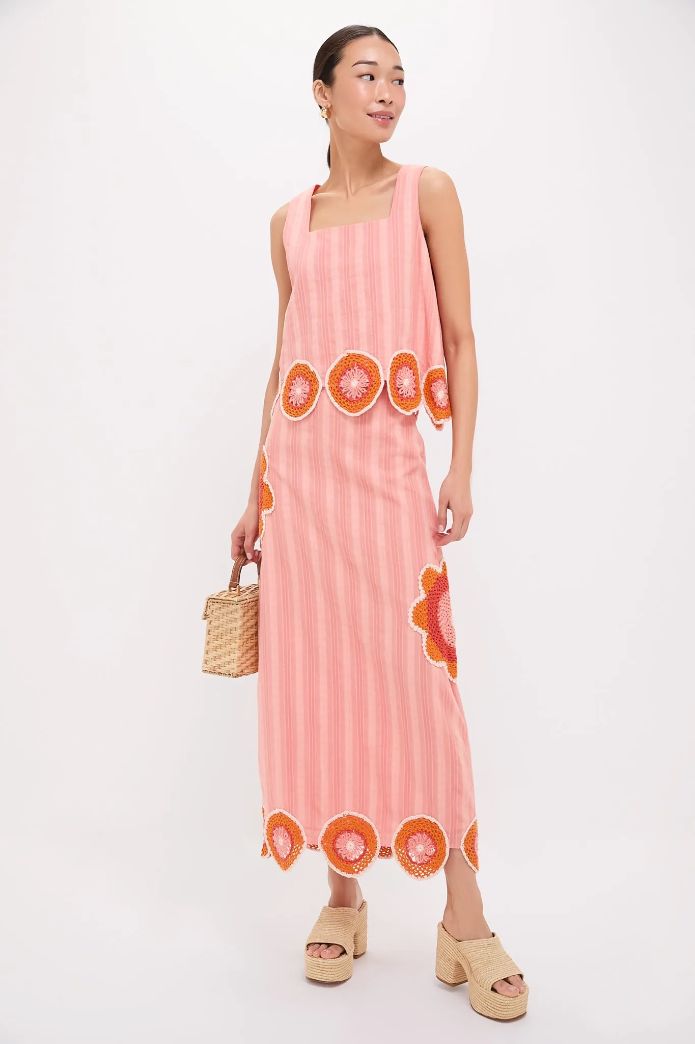 Coral Crochet Wells Skirt sold by Tuckernuck product image thumbnail 2