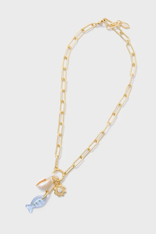 Gold Alexi Charm Necklace sold by Tuckernuck
