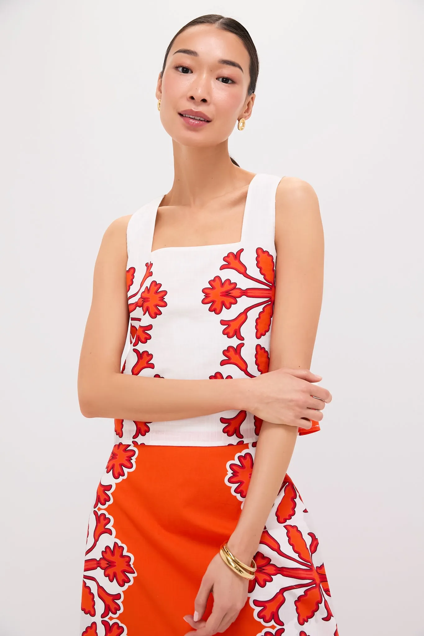 Cherry Fire Blake Tank sold by Tuckernuck