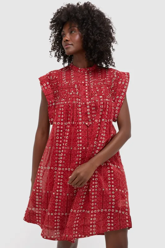 Red Leazali Dress sold by Tuckernuck