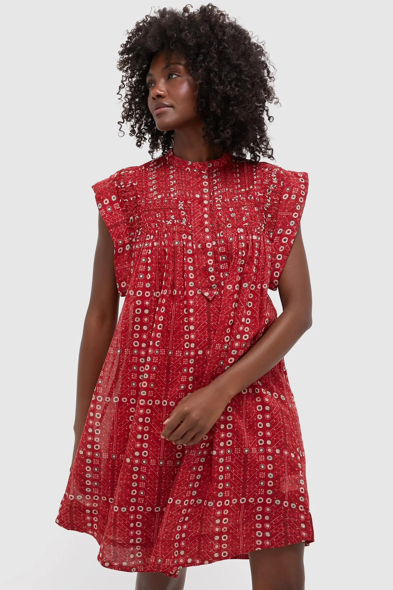 Red Leazali Dress sold by Tuckernuck