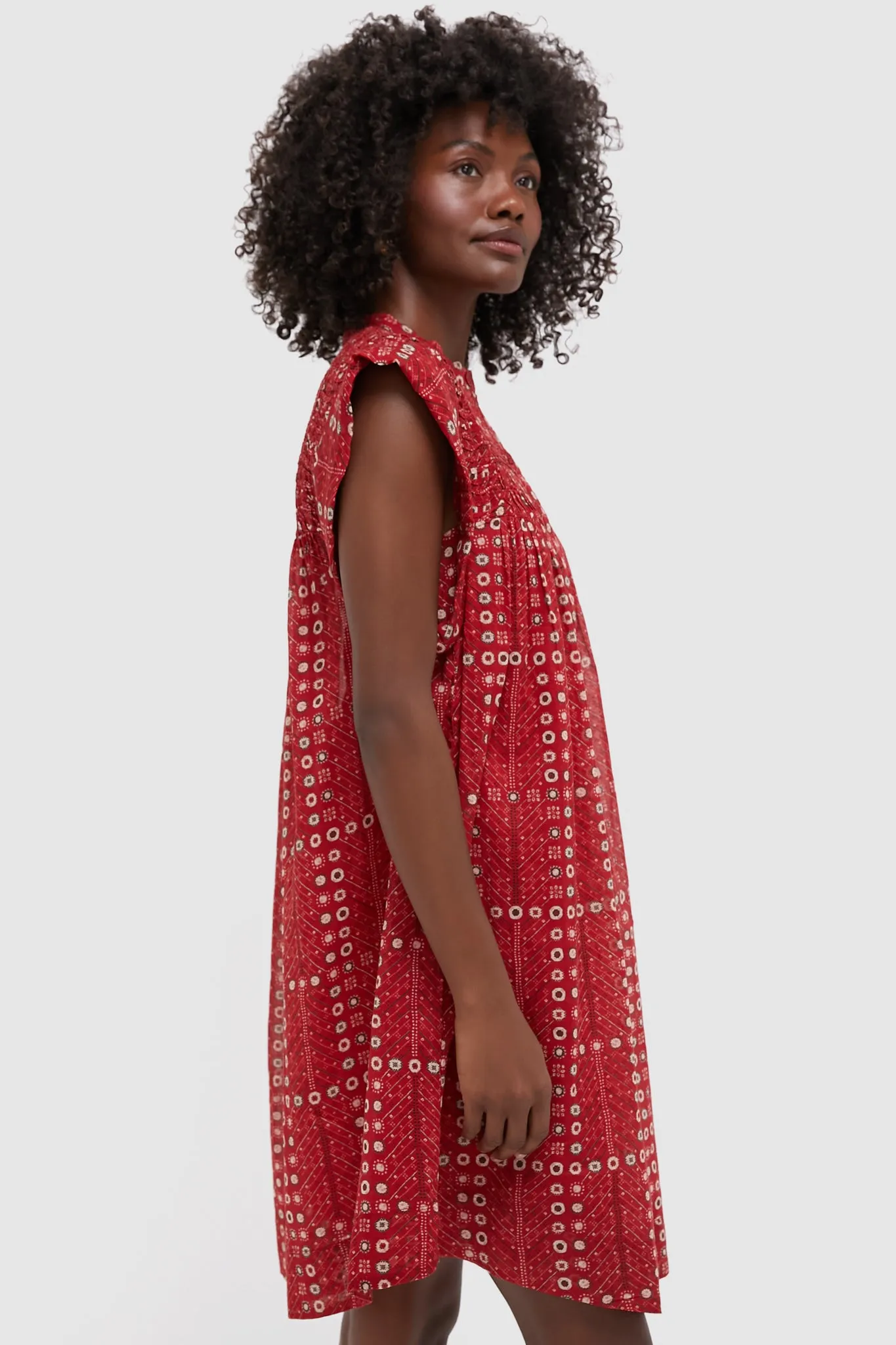 Red Leazali Dress sold by Tuckernuck product image thumbnail 3