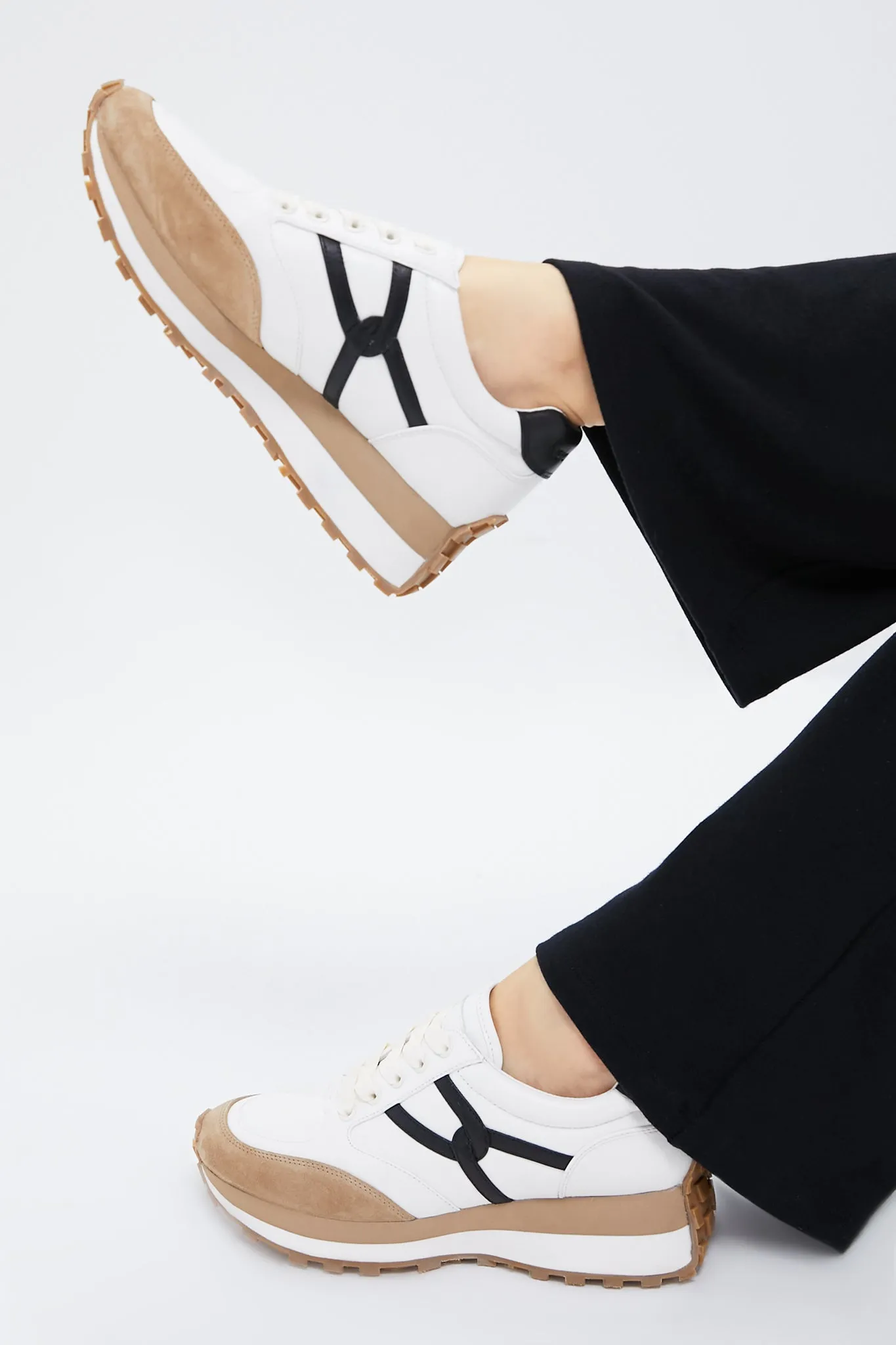 Coconut and Black Valentina Sneakers sold by Tuckernuck product image thumbnail 2