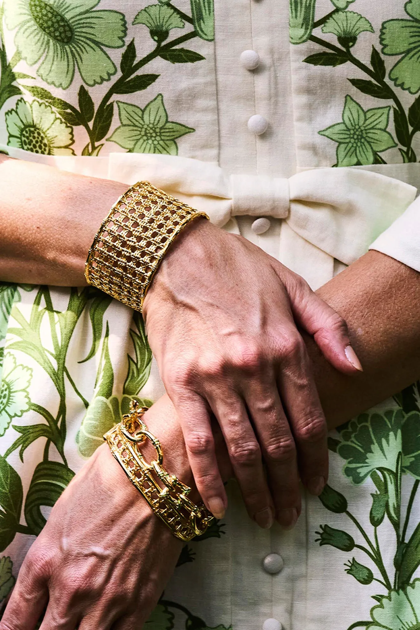 Gold Veranda Caning Cuff sold by Tuckernuck product image thumbnail 4