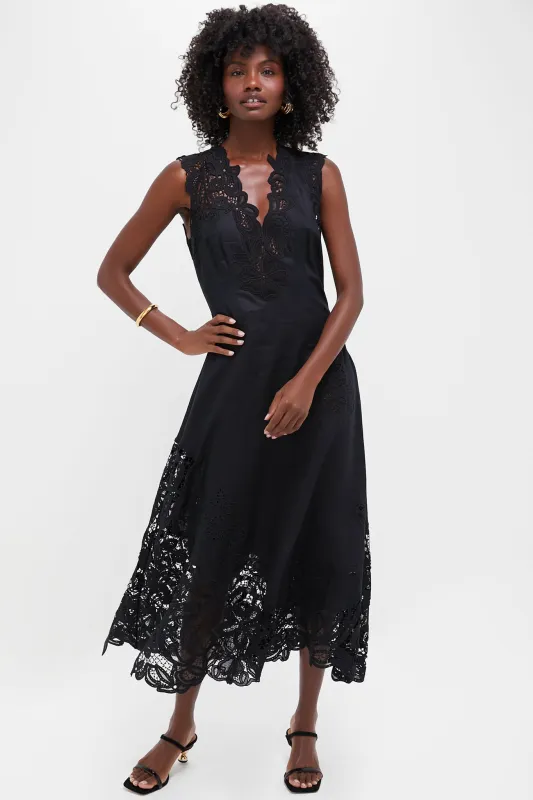 Noir Olivette Dress sold by Tuckernuck
