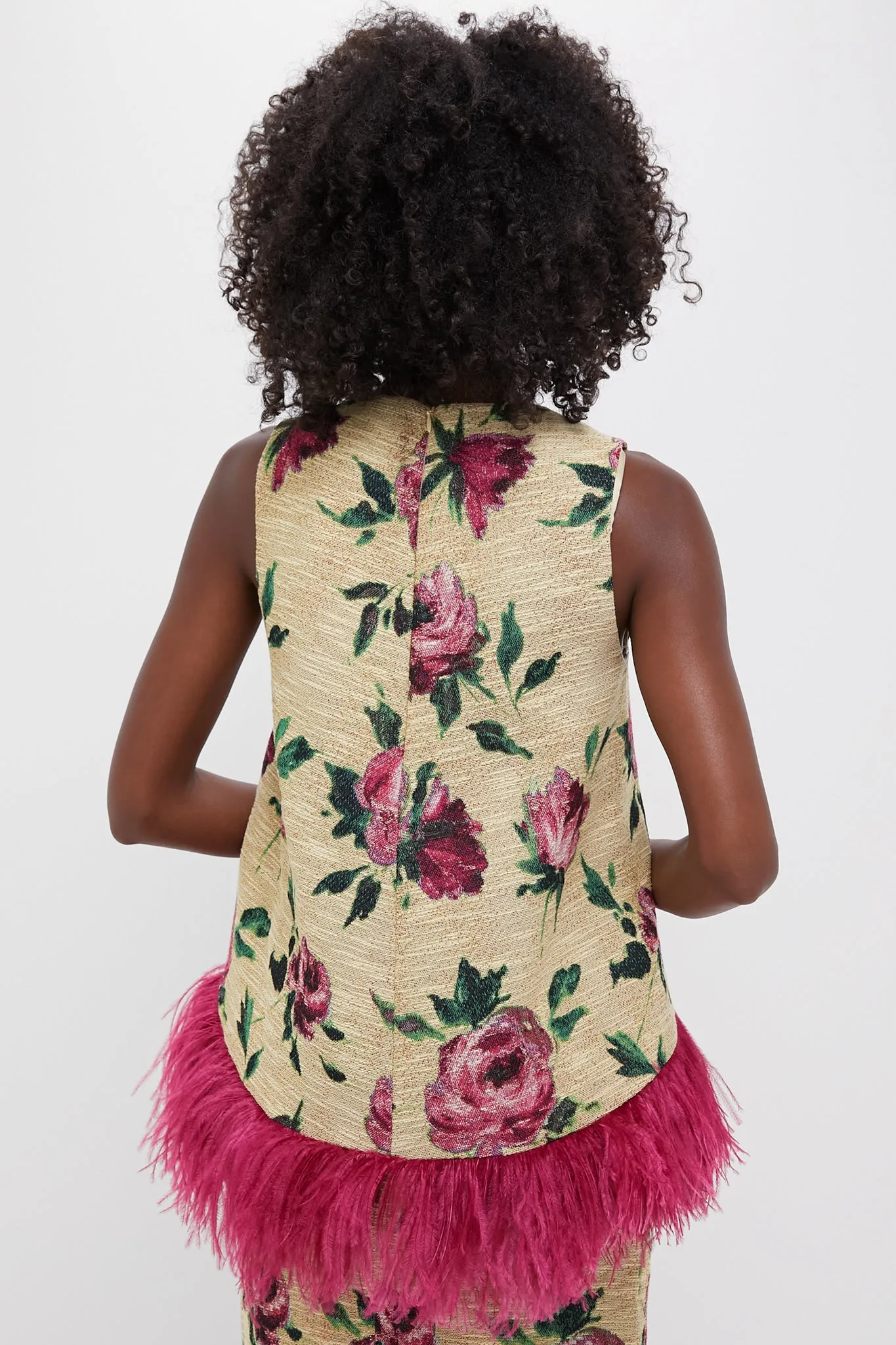 Roses La Scala Top with Feathers sold by Tuckernuck product image thumbnail 4