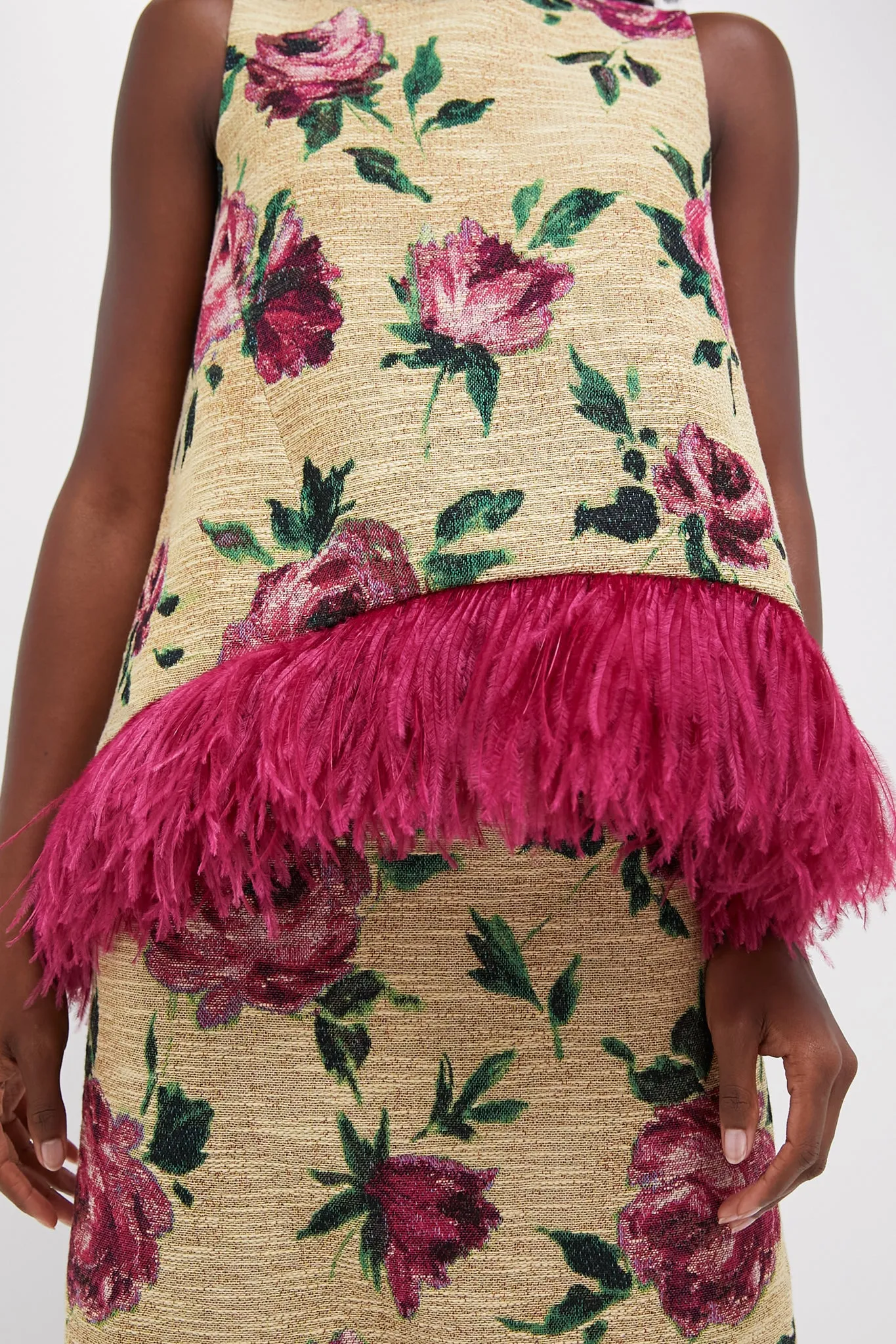Roses La Scala Top with Feathers sold by Tuckernuck product image thumbnail 5