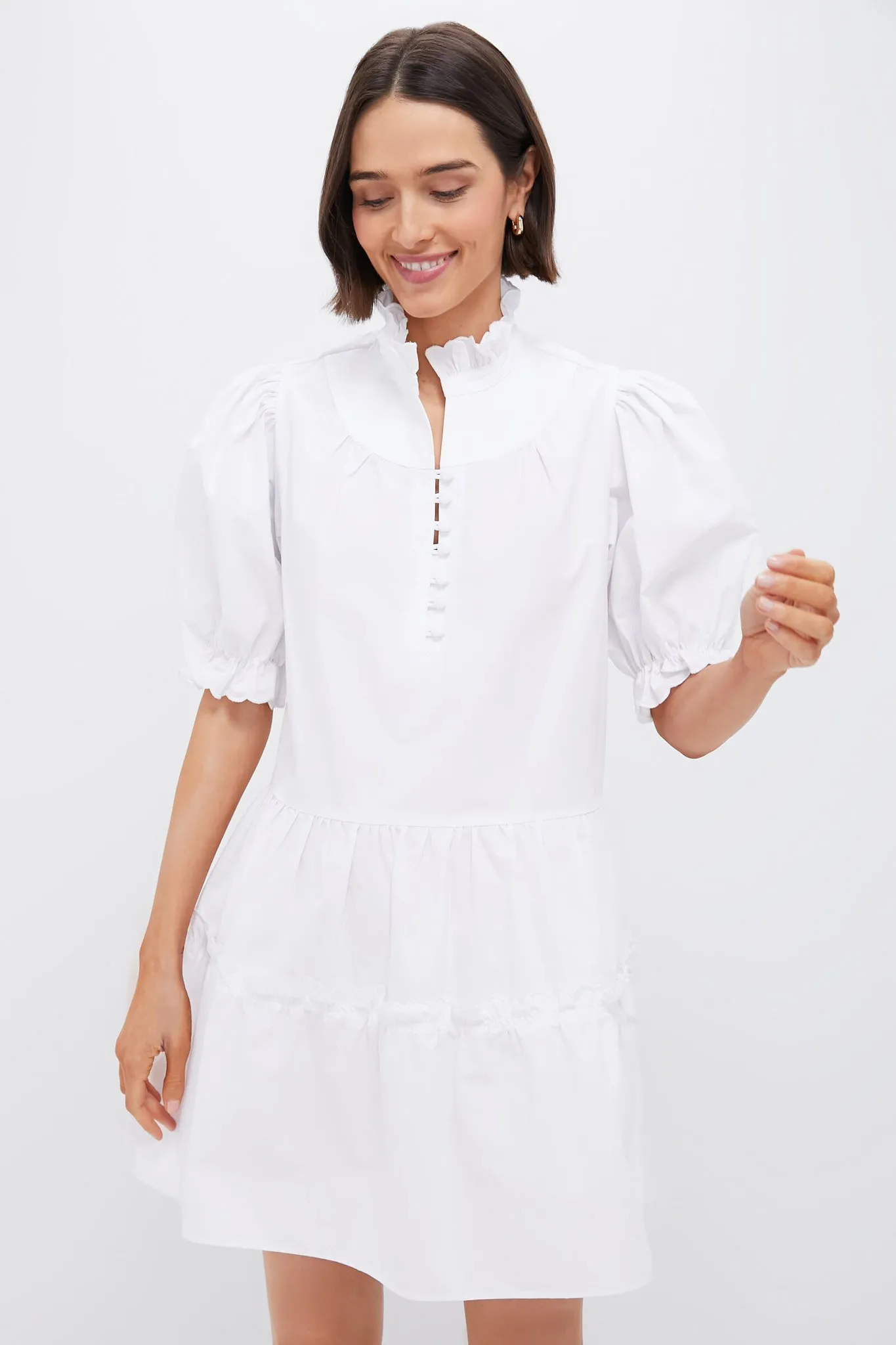 White Selena Mini Dress sold by Tuckernuck