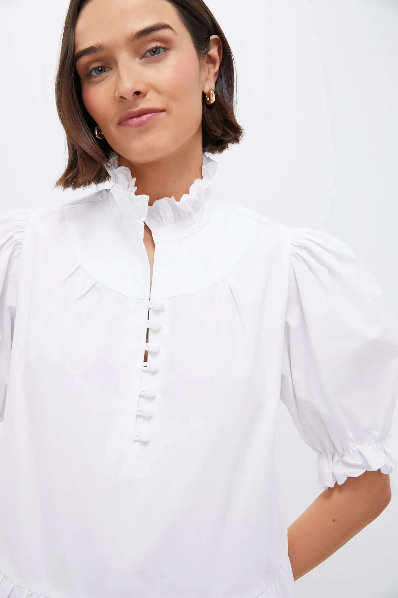 White Selena Mini Dress sold by Tuckernuck product image thumbnail 5