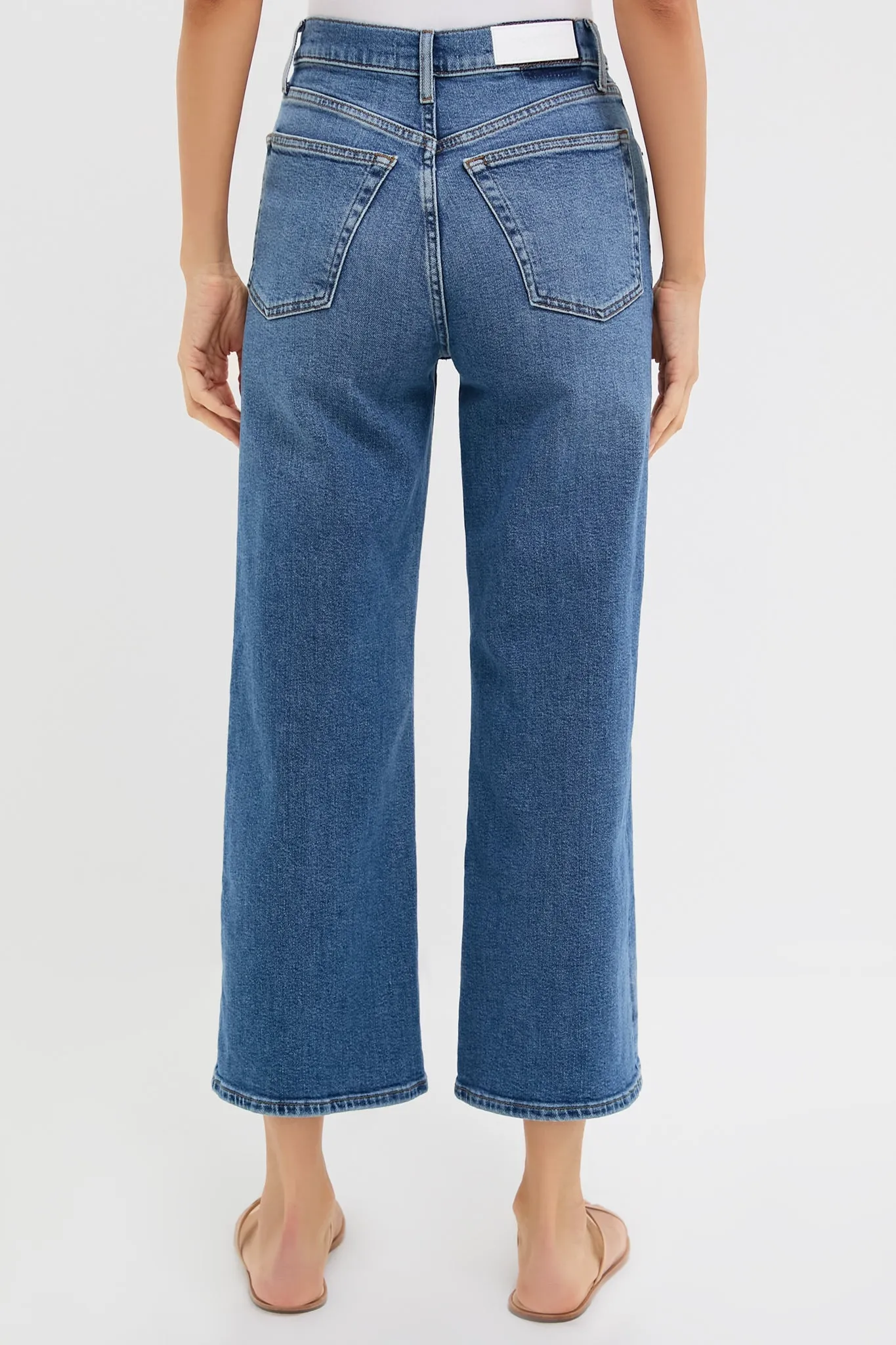 Mid 70s High Rise Wide Leg Crop sold by Tuckernuck product image thumbnail 4