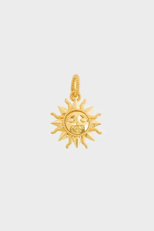 Gold Soleil Pendant sold by Tuckernuck