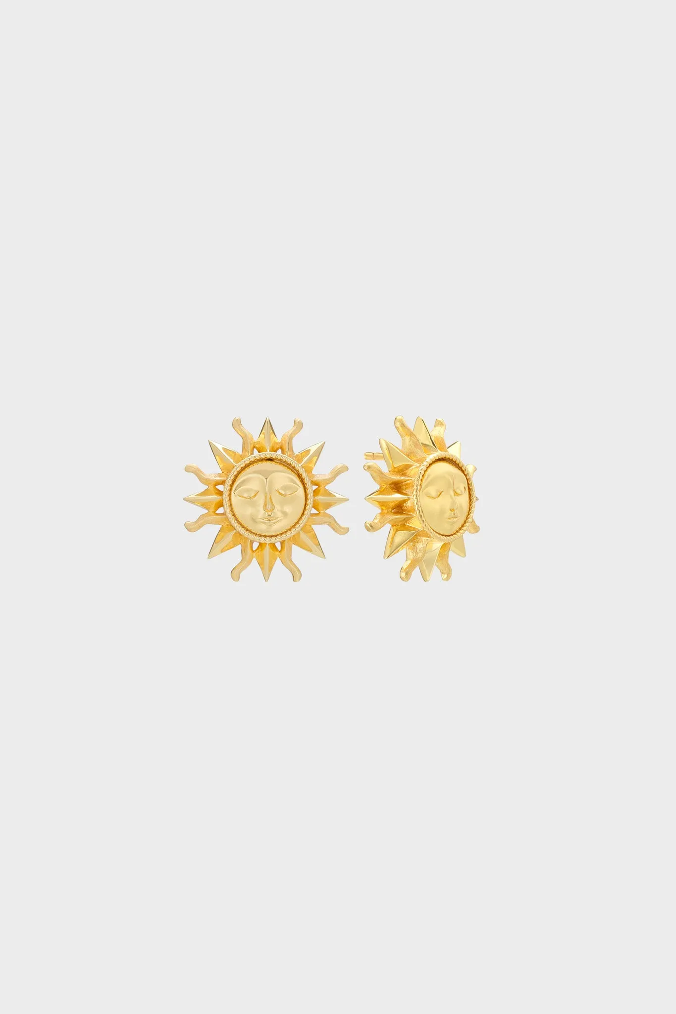 Gold Soleil Stud Earrings sold by Tuckernuck