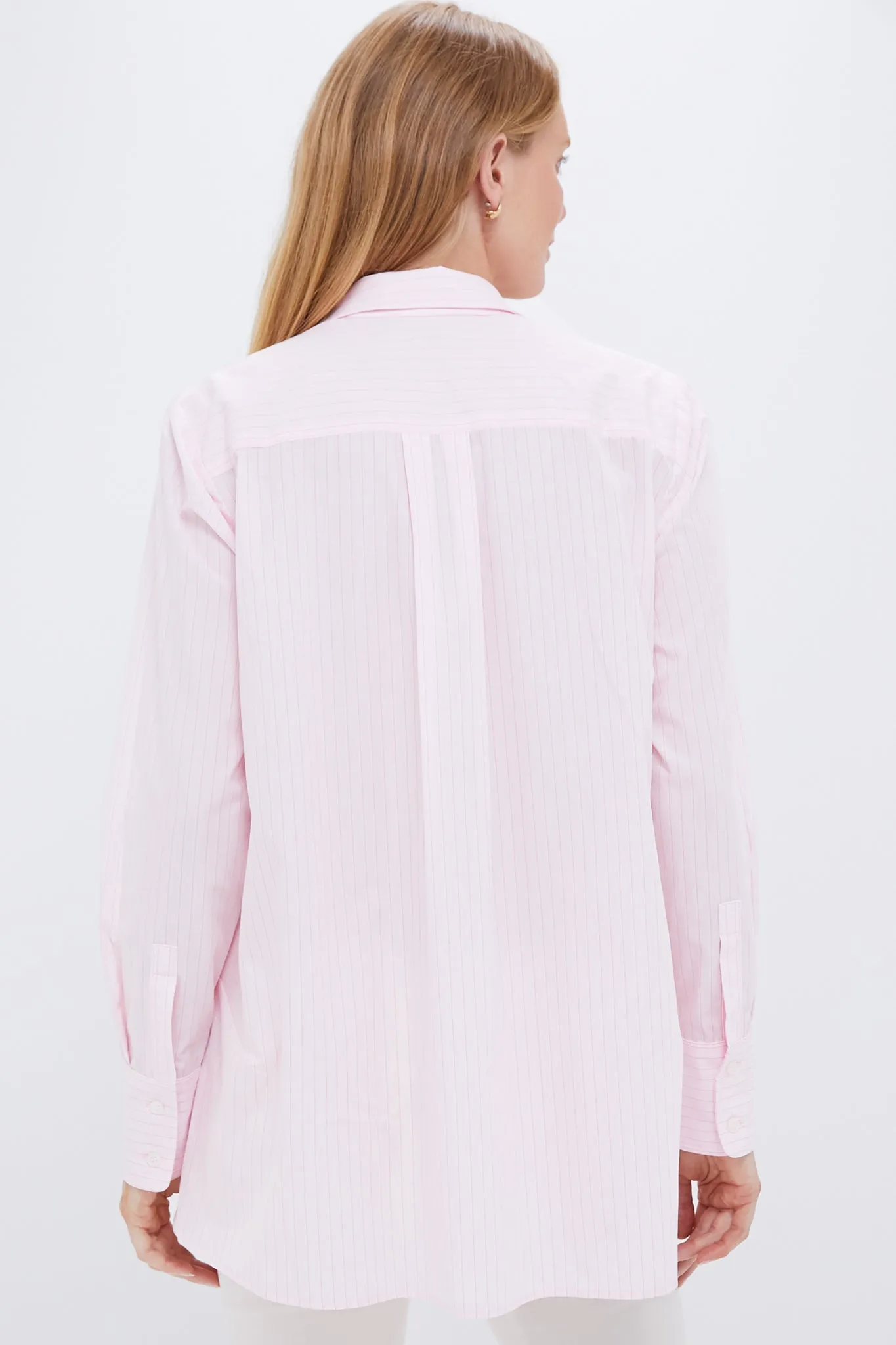 Pink/Ivory Stripe The Classic Button Down sold by Tuckernuck product image thumbnail 4