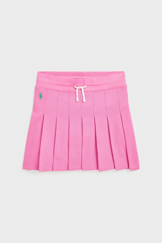 Girls Stretch Mesh A-Line Tennis Printed Skirt sold by Tuckernuck