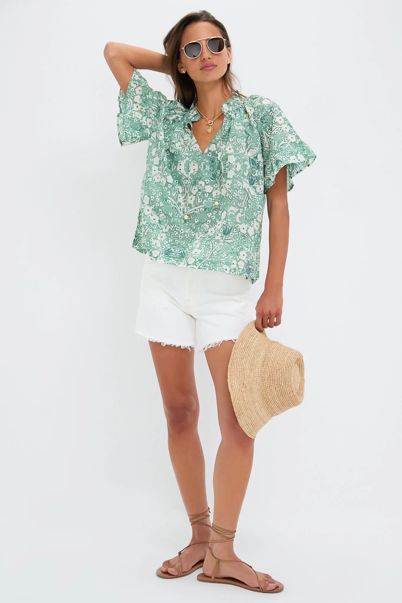 Misty Jade Blossom Cassis Top sold by Tuckernuck product image thumbnail 2