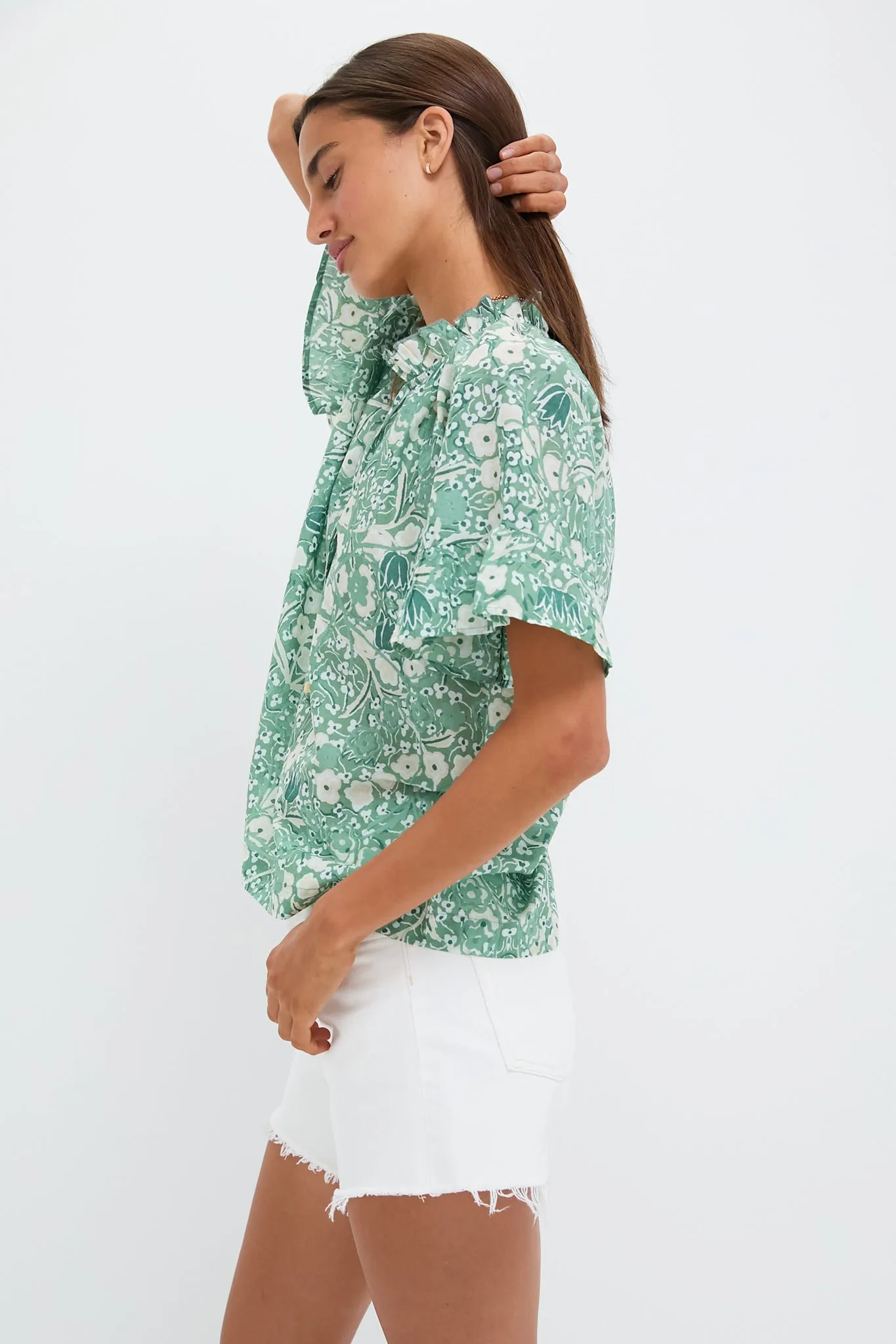 Misty Jade Blossom Cassis Top sold by Tuckernuck product image thumbnail 3