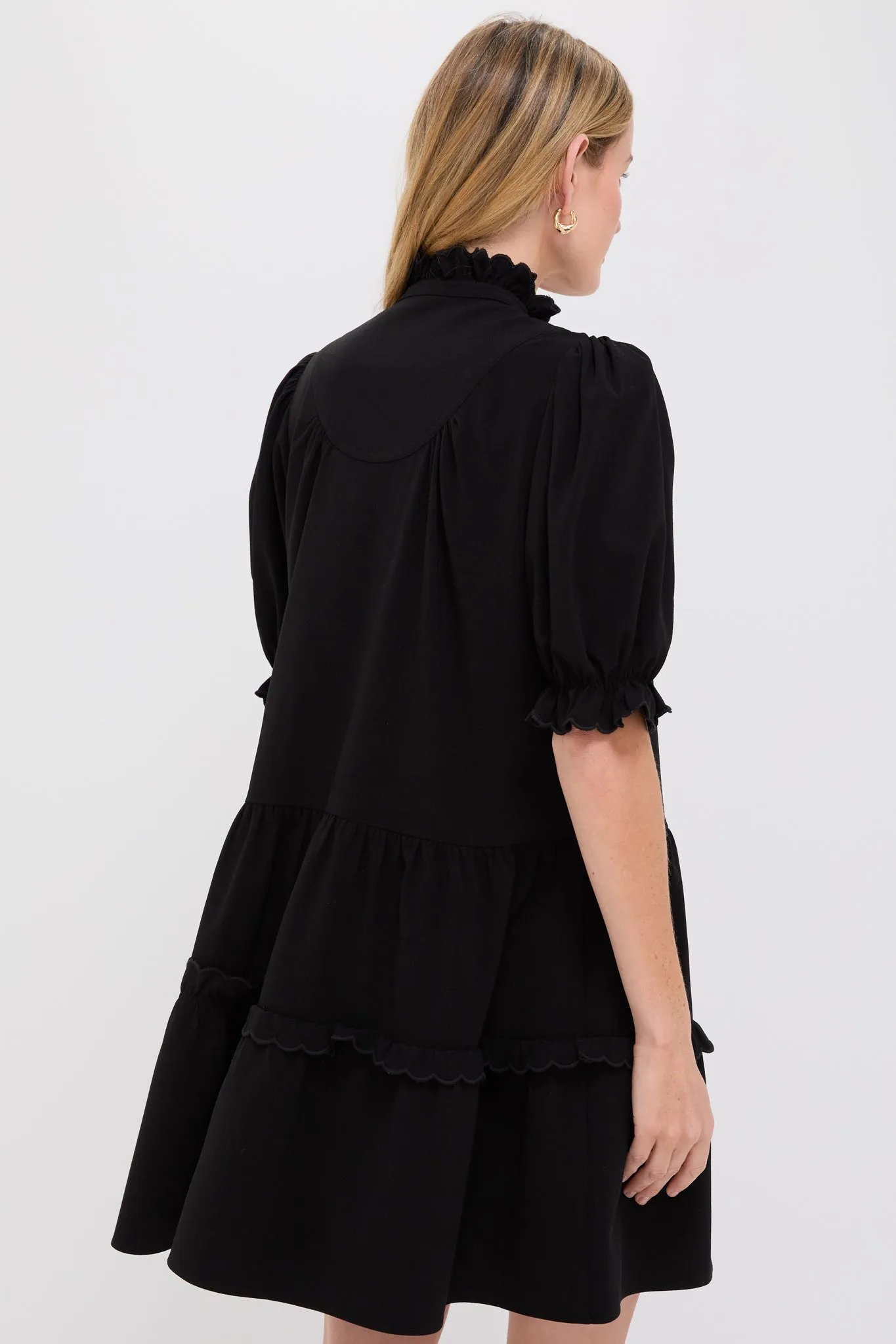 Black Selena Mini Dress sold by Tuckernuck product image thumbnail 4