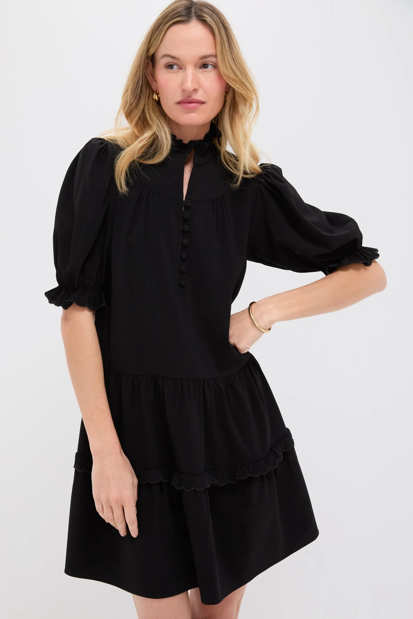 Black Selena Mini Dress sold by Tuckernuck