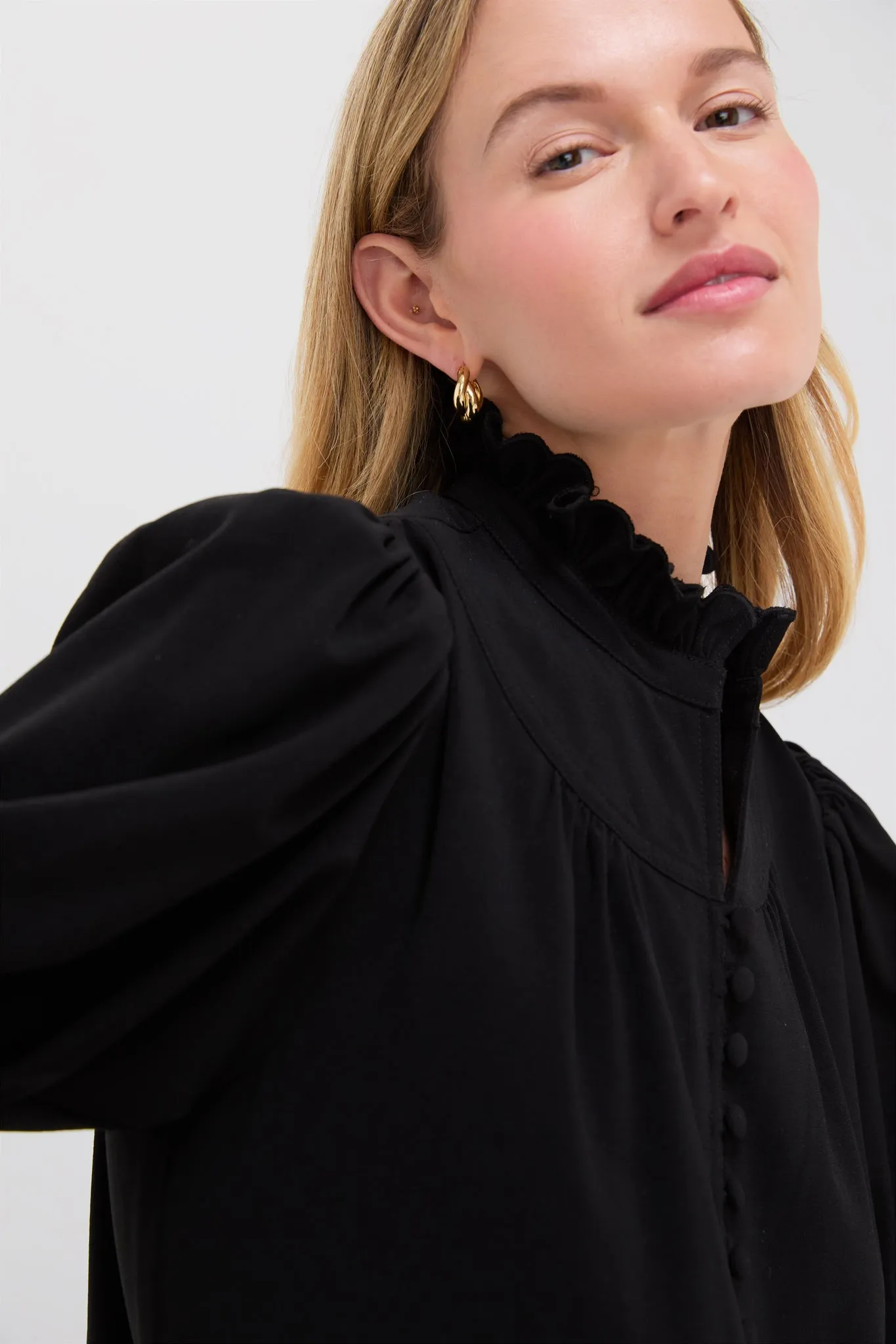 Black Selena Mini Dress sold by Tuckernuck product image thumbnail 5