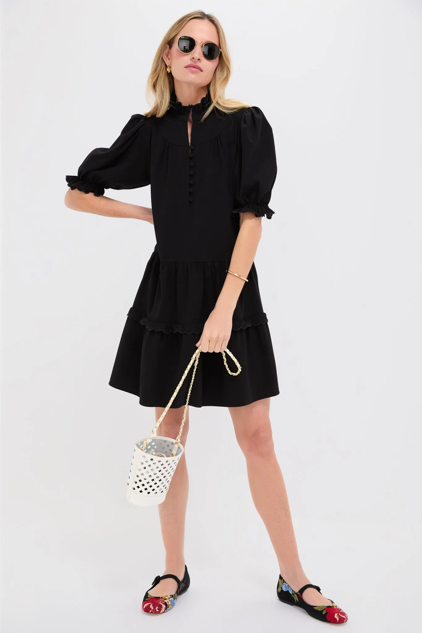 Black Selena Mini Dress sold by Tuckernuck product image thumbnail 2