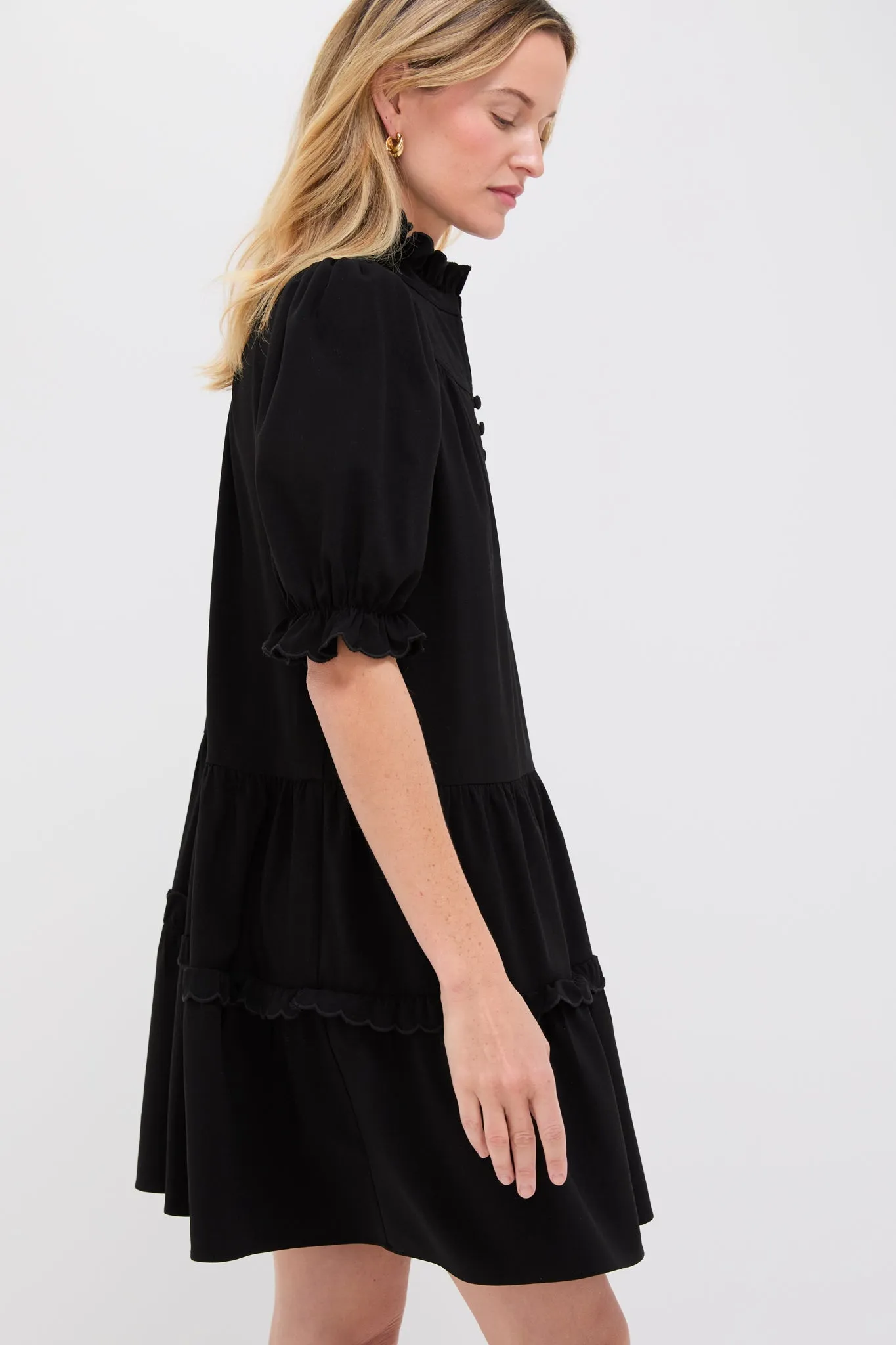 Black Selena Mini Dress sold by Tuckernuck product image thumbnail 3