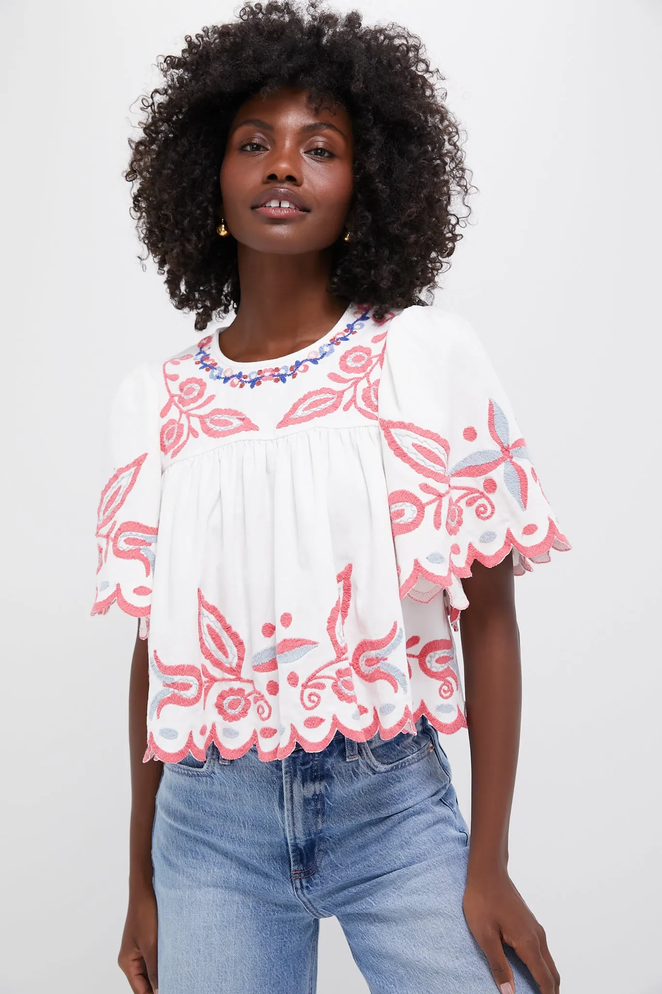 Exclusive Multi Eevi Short Sleeve Top sold by Tuckernuck