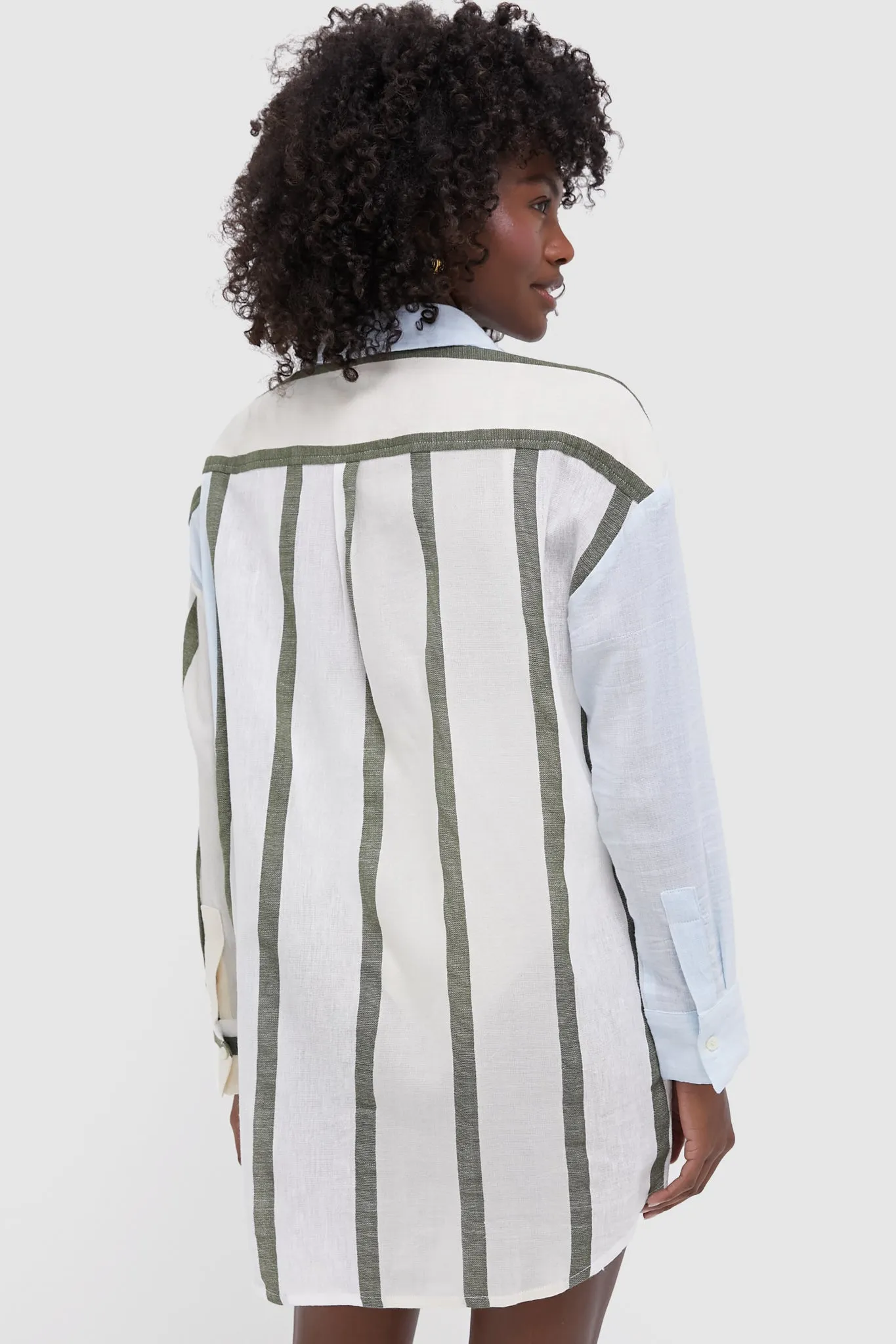 Entono Sage Mariam Shirt Dress sold by Tuckernuck product image thumbnail 5