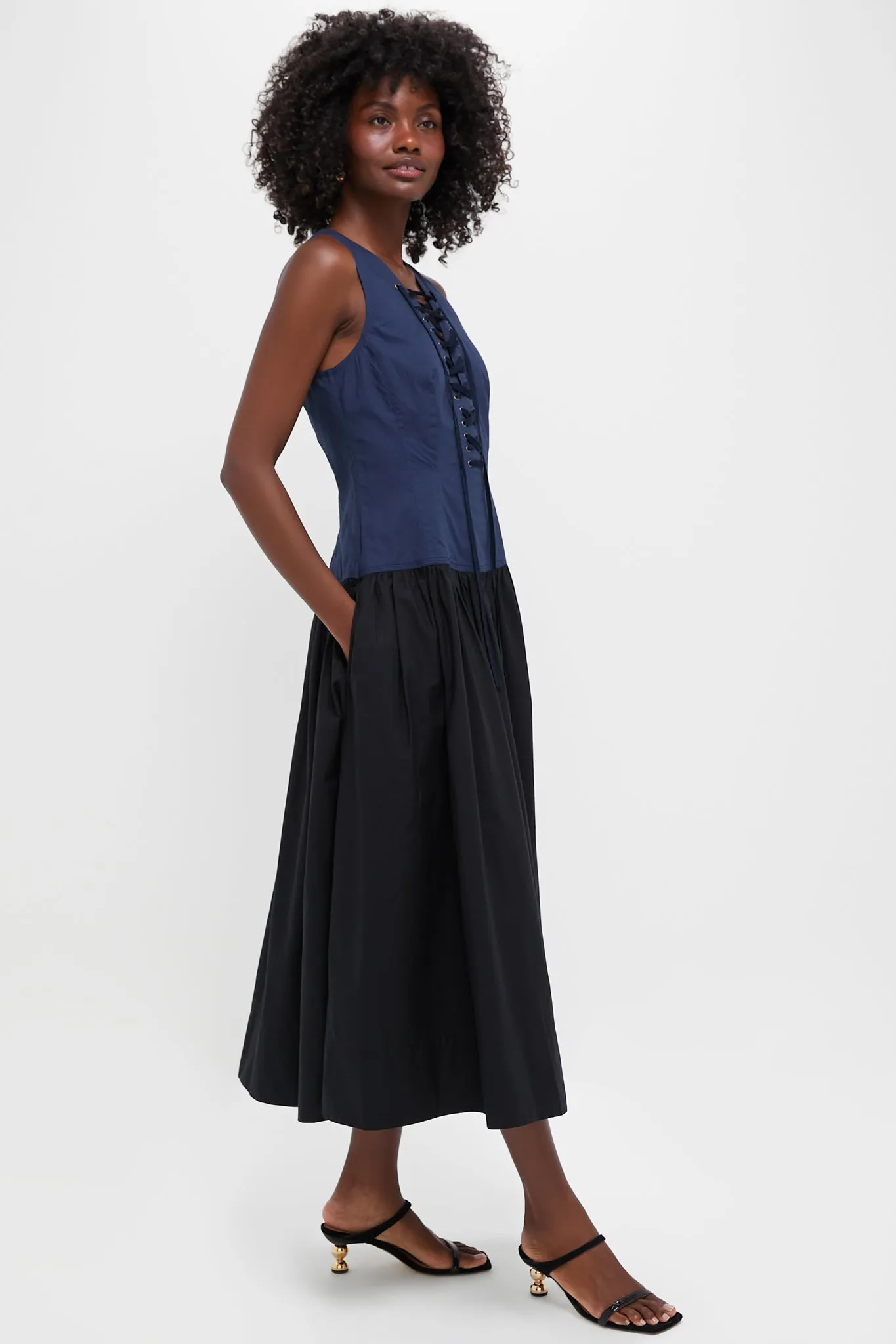 Twilight Colorblock Denia Dress sold by Tuckernuck product image thumbnail 3