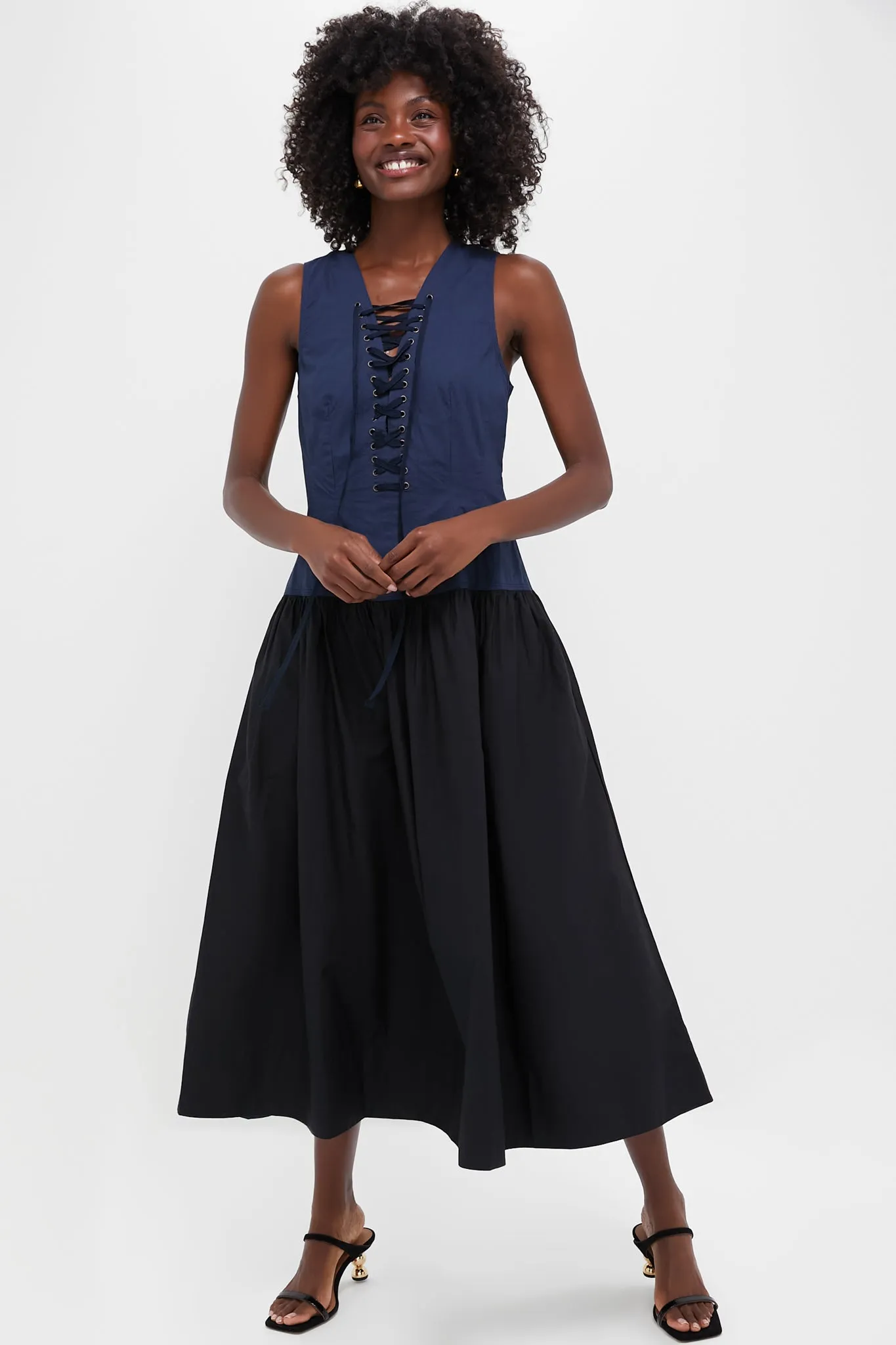 Twilight Colorblock Denia Dress sold by Tuckernuck