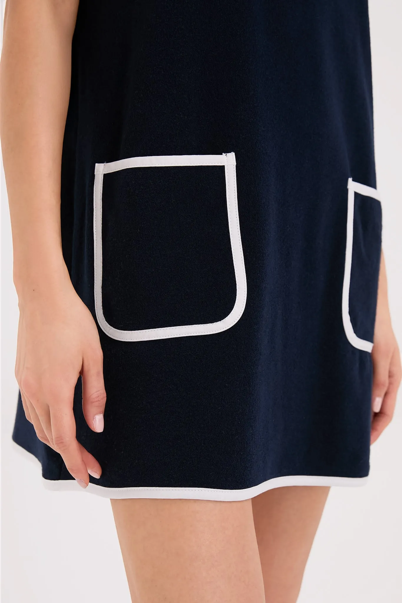 Navy Mini Terrycloth Dress Coverup sold by Tuckernuck product image thumbnail 5