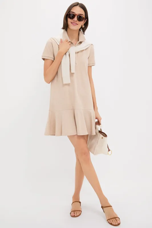 Sandstone Pique May Polo Dress sold by Tuckernuck