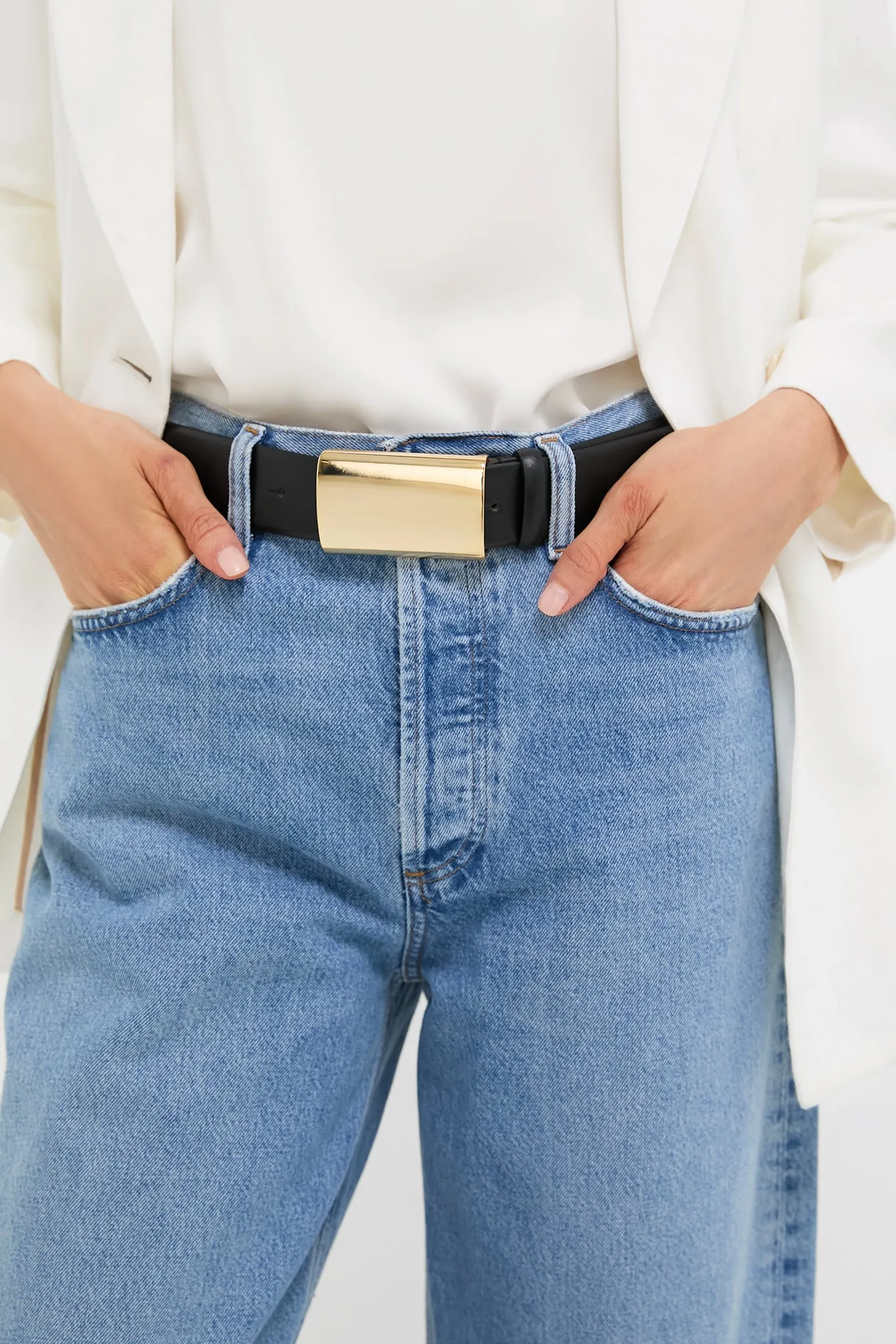 Black and Gold Mason Belt sold by Tuckernuck product image thumbnail 2