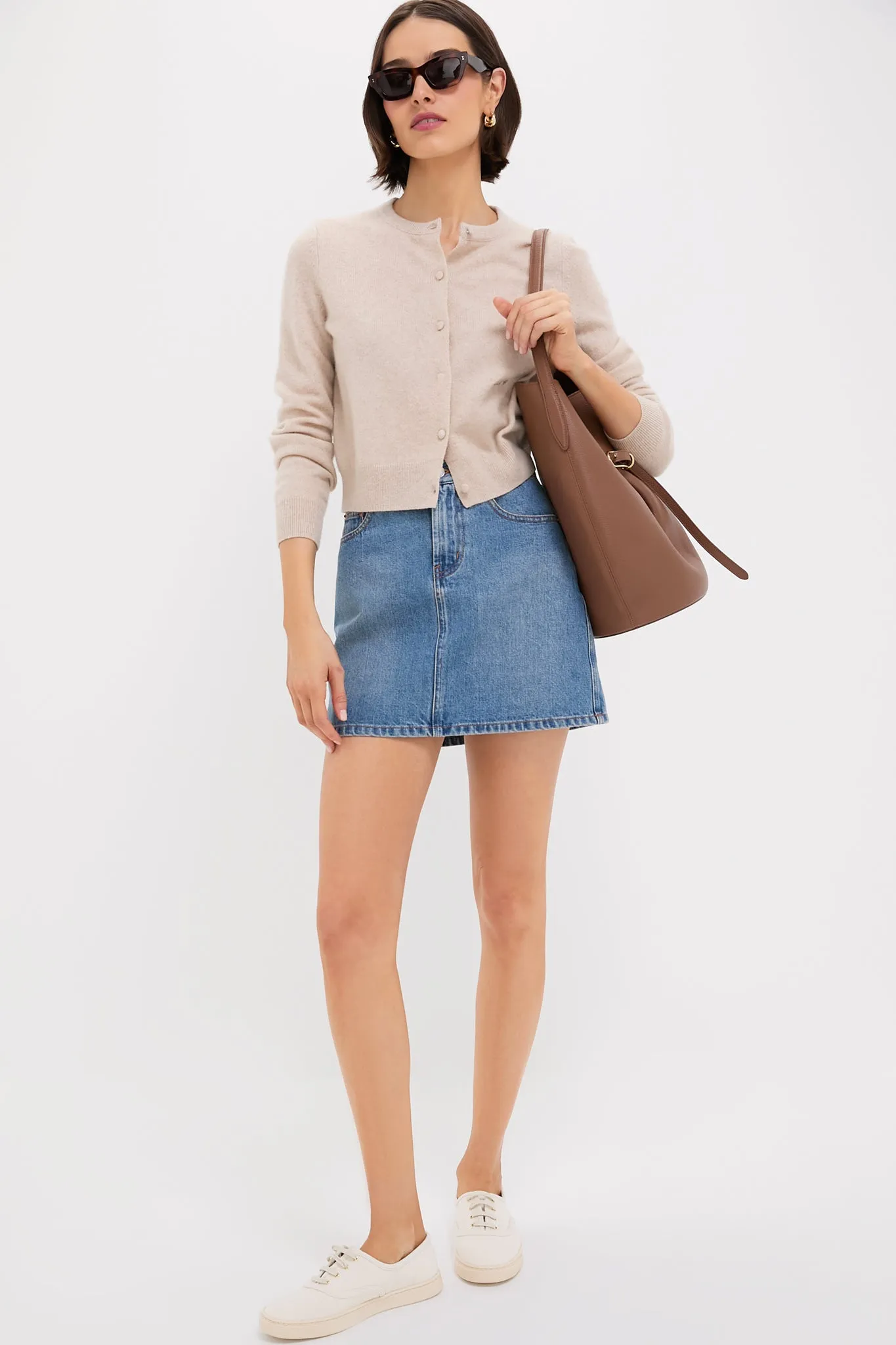 Sandstone Cashmere Riley Cardigan sold by Tuckernuck product image thumbnail 2