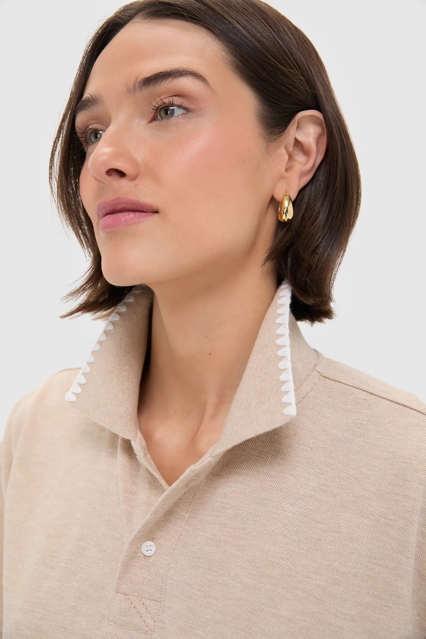 Sandstone Pique Holmes Boyfriend Polo sold by Tuckernuck product image thumbnail 5