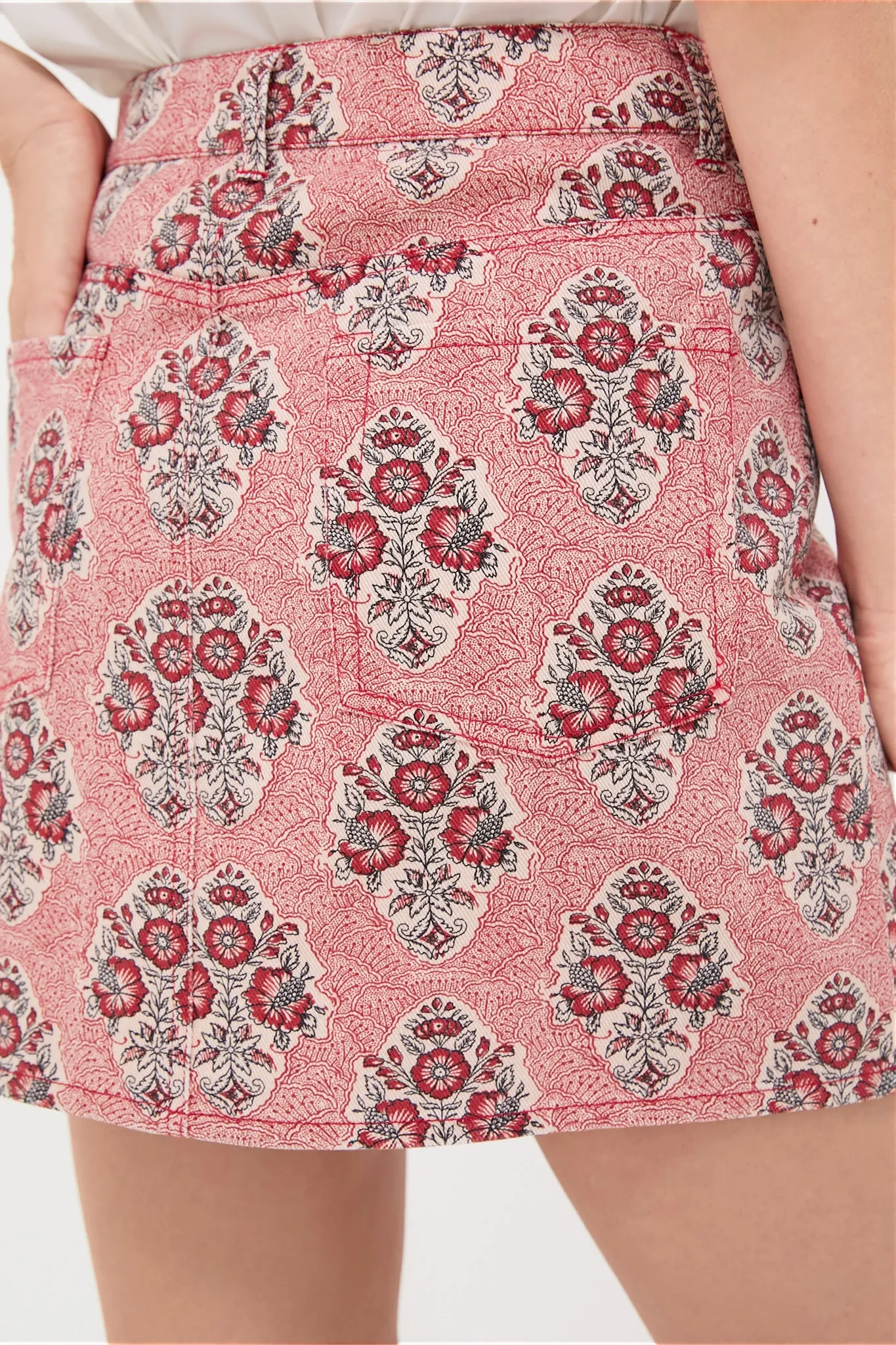 Scarlet Sonata Denim Pippa Mini Skirt sold by Tuckernuck product image thumbnail 5