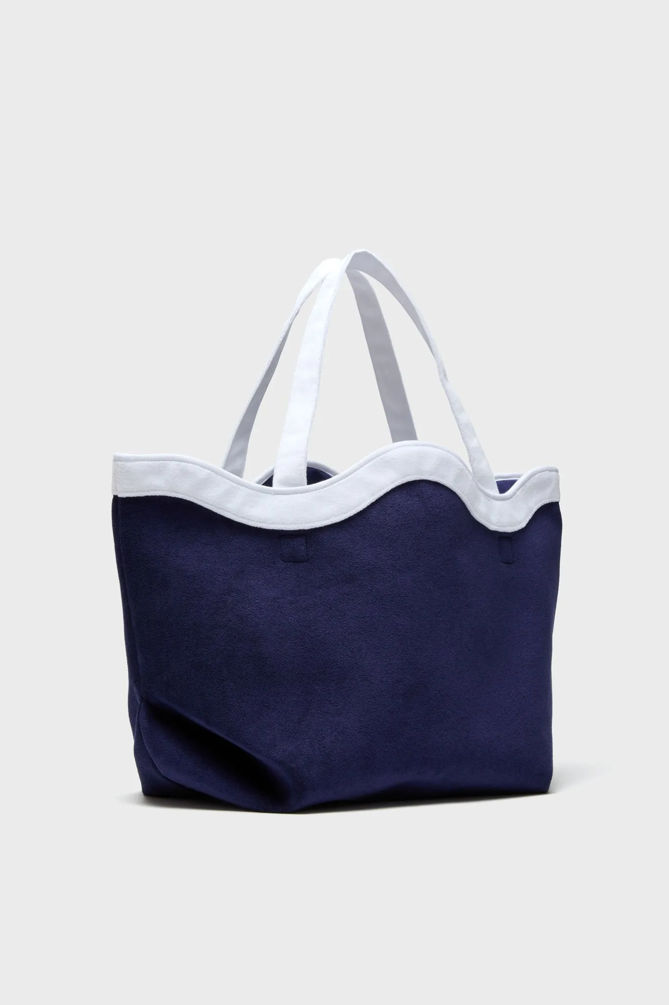 Navy and White Terrycloth August Tote sold by Tuckernuck product image thumbnail 2