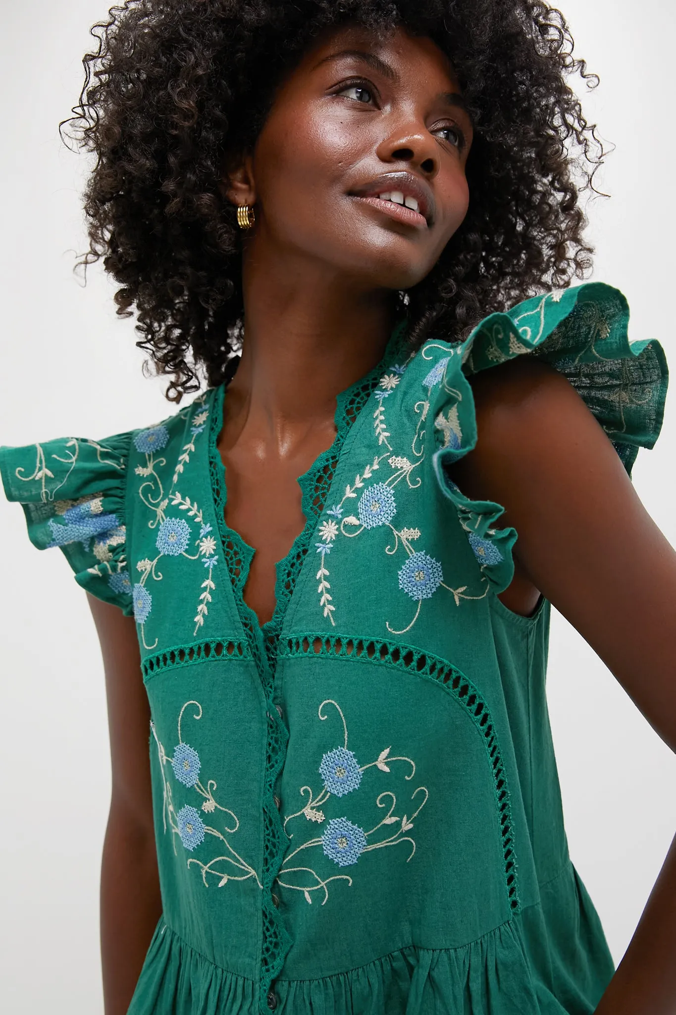 Exclusive Green Vesna Tunic Dress sold by Tuckernuck product image thumbnail 5