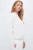 Ivory The Dina Dreamy Boucle Sweatshirt sold by Tuckernuck