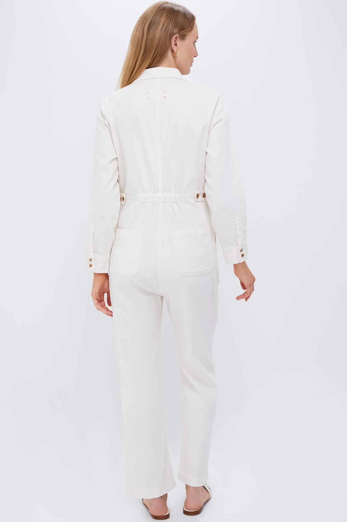 Vanilla The Everyday Nursing Denim Jumpsuit sold by Tuckernuck product image thumbnail 4