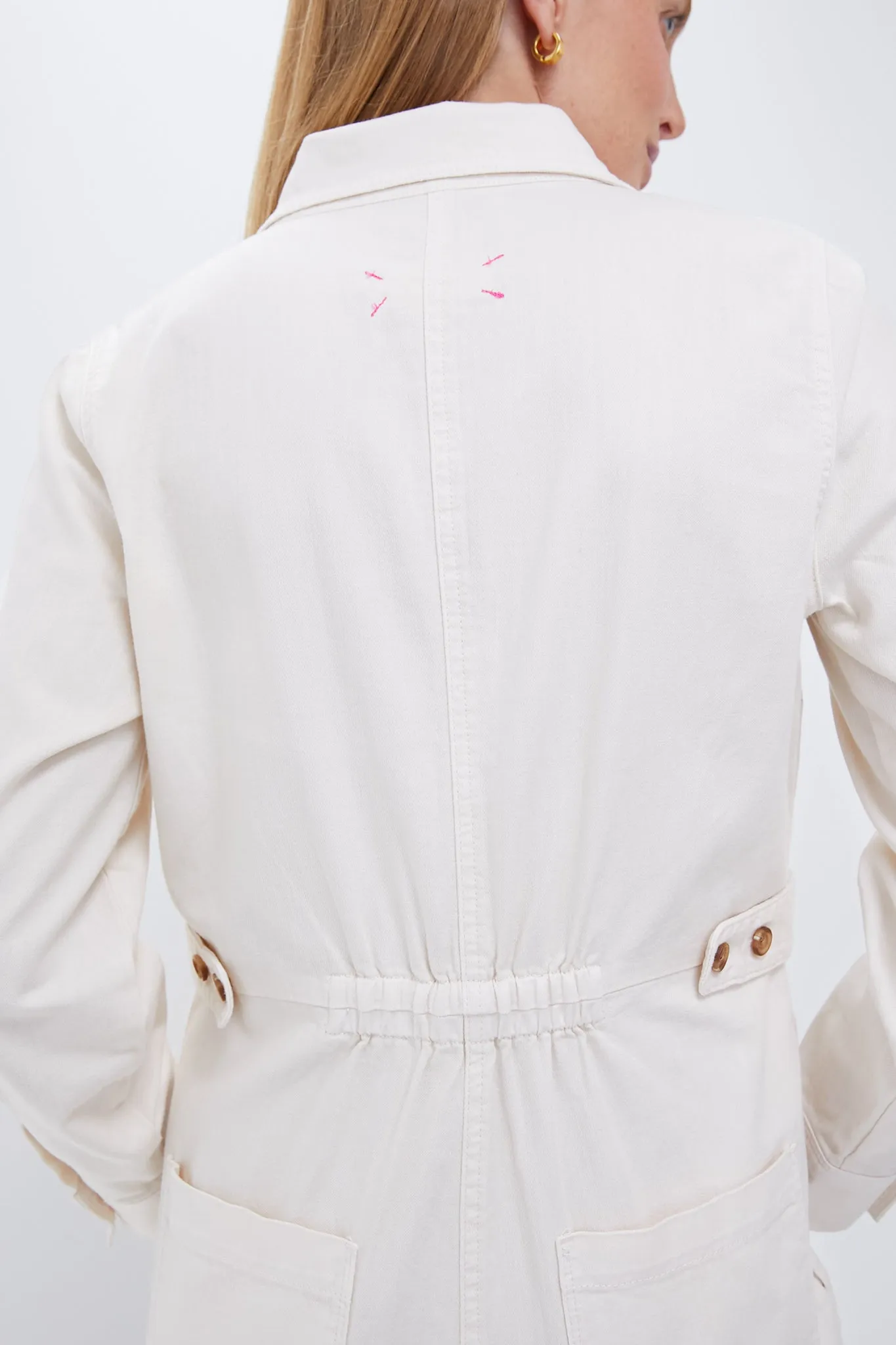 Vanilla The Everyday Nursing Denim Jumpsuit sold by Tuckernuck product image thumbnail 5