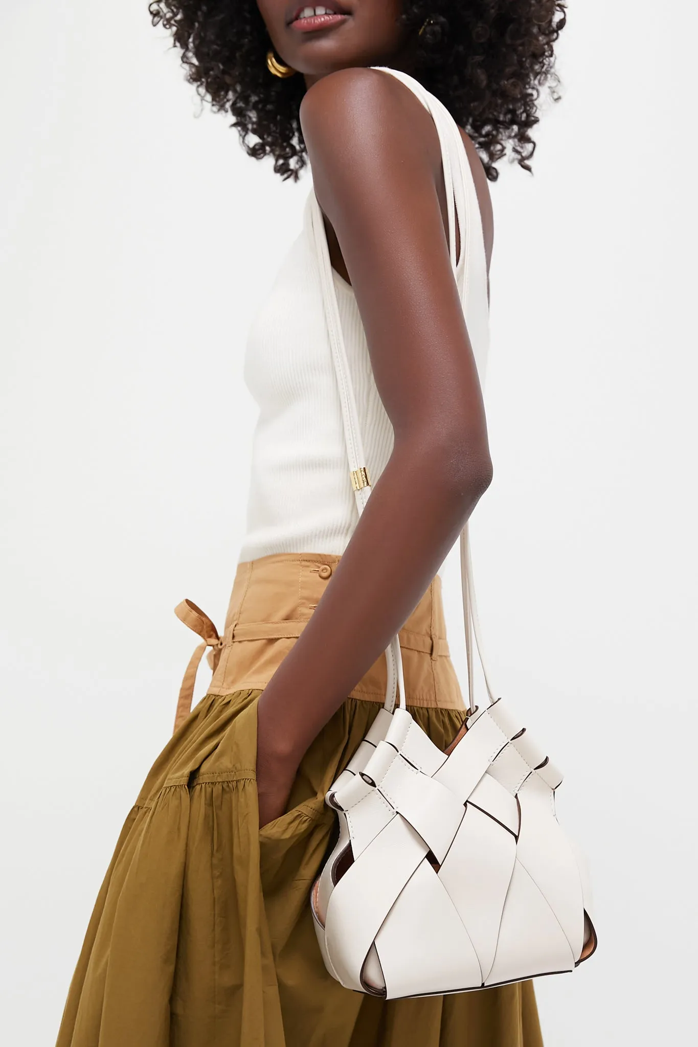 Cowrie Charlotte Woven Mini Bag sold by Tuckernuck product image thumbnail 2