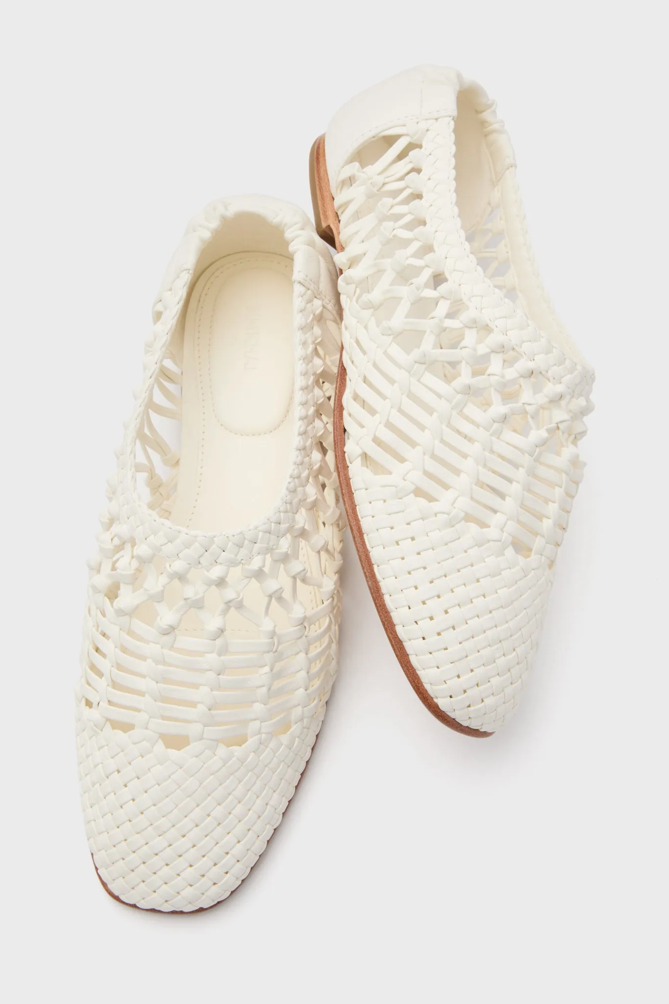 Ivory Open Weave Ballet Flats sold by Tuckernuck product image thumbnail 5